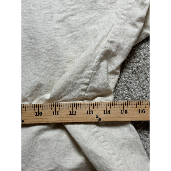 Uniqlo Pants Mens XL Beige Linen Blend Casual Relaxed Fit Lightweight *34x28 - Picture 6 of 10